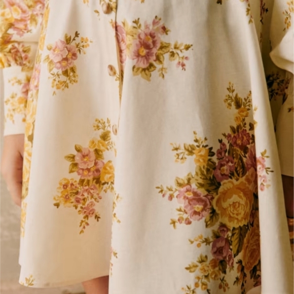 Sezane Caprice Floral Dress In Ella - Picture 4 of 14